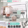 039023-01-1000_01 晴天媽咪 加長2.4M可調高鋁合金配件不鏽鋼X型伸縮曬衣架 (贈防風掛勾) 【039023-01】