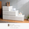 Mr.box 台灣製造 純白無印風一層抽屜式收納箱-2入 多款可選